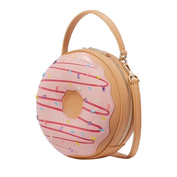 🔥 NWT Kate Spade Coffee Break 3D Donut Crossbody Purse MSRP $429 & Sold Out - Picture 2 of 5